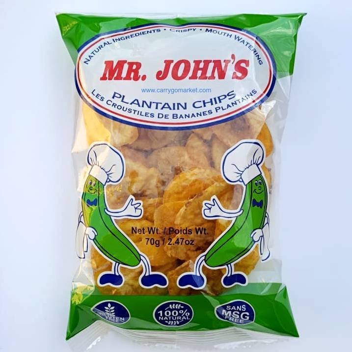 Mr. John’s Unripe Plantain Chips