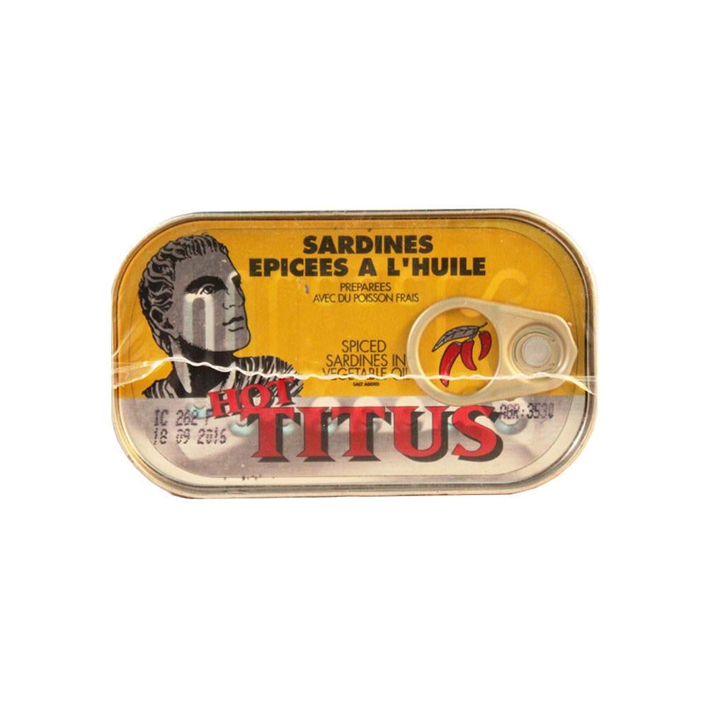Hot Titus Sardines